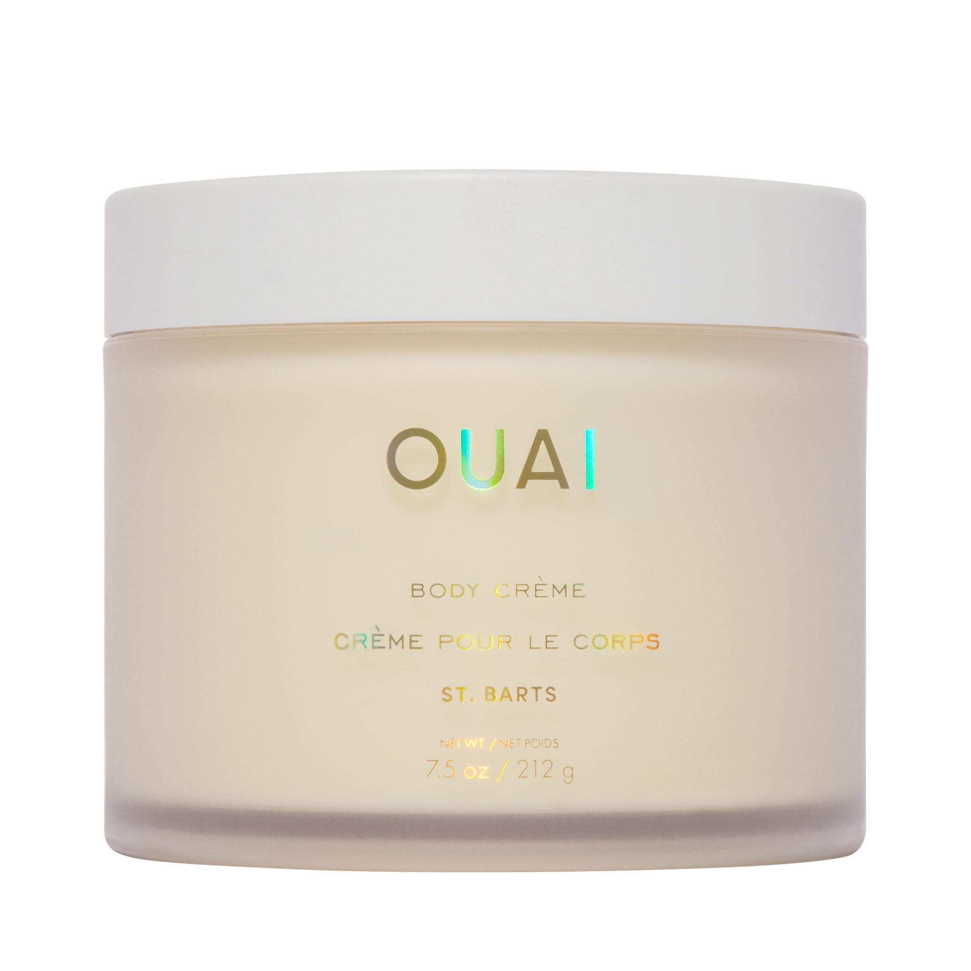 OUAI Body Cream, St. Barts - Hydrating Whipped Body Cream with Cupuaçu Butter, Coconut Oil and Squalane - Softens Skin and Delivers Healthy-Looking Glow - Sulfate-Free Skin Care (7.5 Oz) OUAIAu supplements