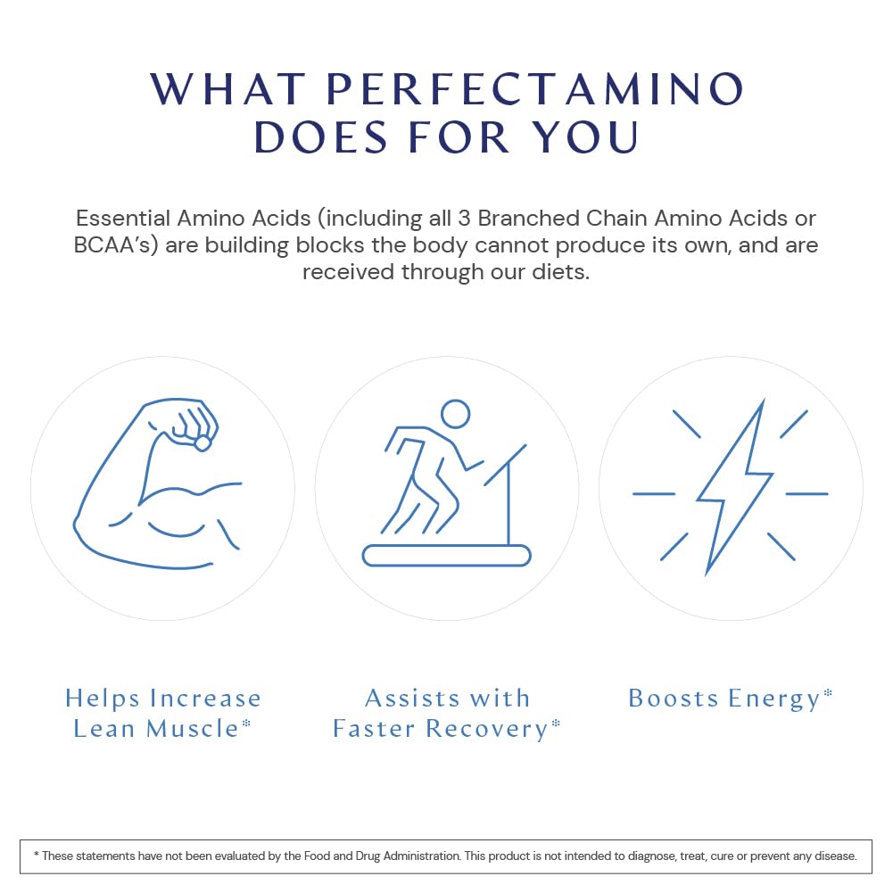 BodyHealth PerfectAmino (600 ct) Easy to Swallow Tablets, Essential Amino Acids Supplement with BCAAs, Vegan Protein for Pre/Post Workout & Muscle Recovery with Lysine, Tryptophan, Leucine, Methionine BodyHealthAu supplements