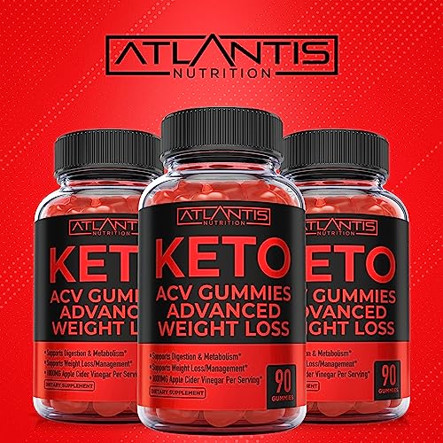 Keto ACV Gummies for Weight Loss - Supports Digestion, Advanced Weight Loss, Detox Atlantis NutritionUS supplements