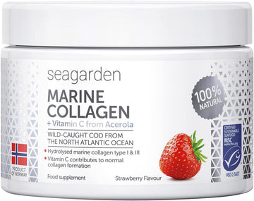 Seagarden Marine Collagen Powder + Vitamin C | Collagen Peptides Powder (Type I & III) SEAGARDENAu supplements