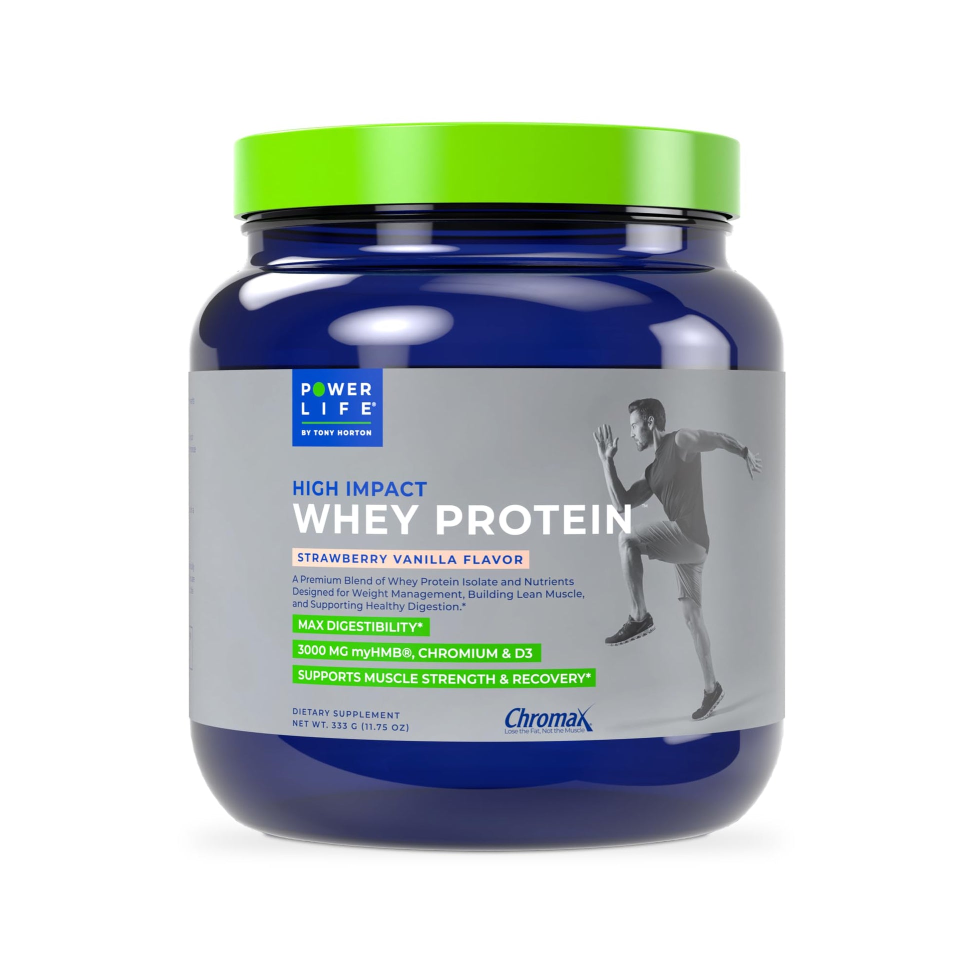 POWERLIFE Tony Horton High Impact Grass Fed Whey Protein with 3000 MG of HMB POWERLIFEUS supplements