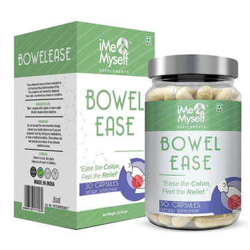 iMeMyself Bowel Ease – 30 Plant-Based Capsules | Gentle Bowel Support with Herbal Extracts & Vitamins iMeMyselfAu supplements