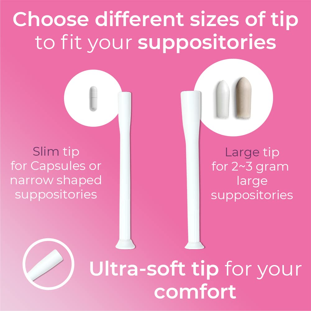 Natureland [10 Pack] Vaginal Suppository Applicators for Women, Soft Tip Auxiliary Tool for Pills NaturelandAu supplements