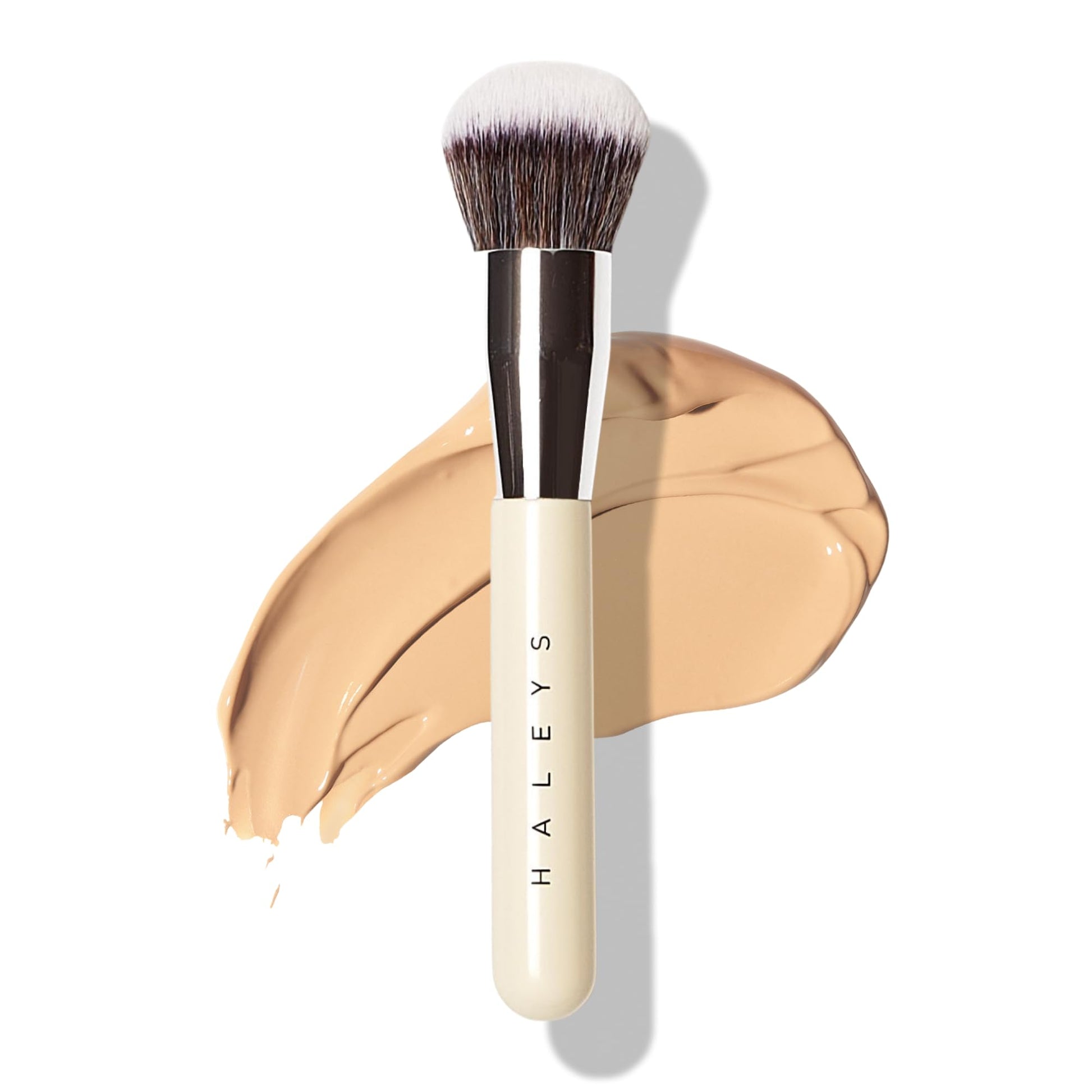 Haleys Beauty Kabuki Foundation Brush For Applying Powder, Foundation, Bronzer, Blush, and Mineral Make up, Soft Bristles, Seamless Blending, Makeup Brushes Essential, Vegan & Cruelty Free HALEYSAu supplements