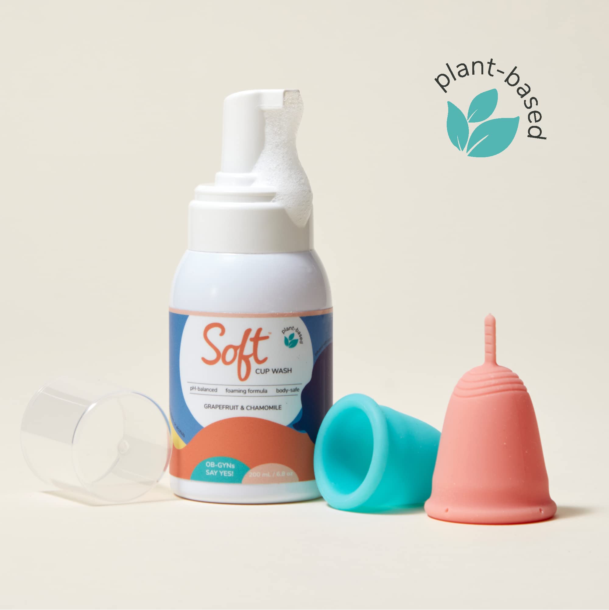 Soft Cup Wash | Menstrual Cup Cleanser for Silicone Period Cups | 6.8 oz | pH-Balanced SoftcupAu supplements