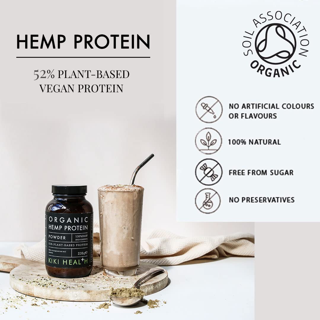 KIKI Health - Organic Hemp Protein - Plant-Based Protein Powder - Rich in Magnesium and Omega 3 KIKI HEALTHAu supplements