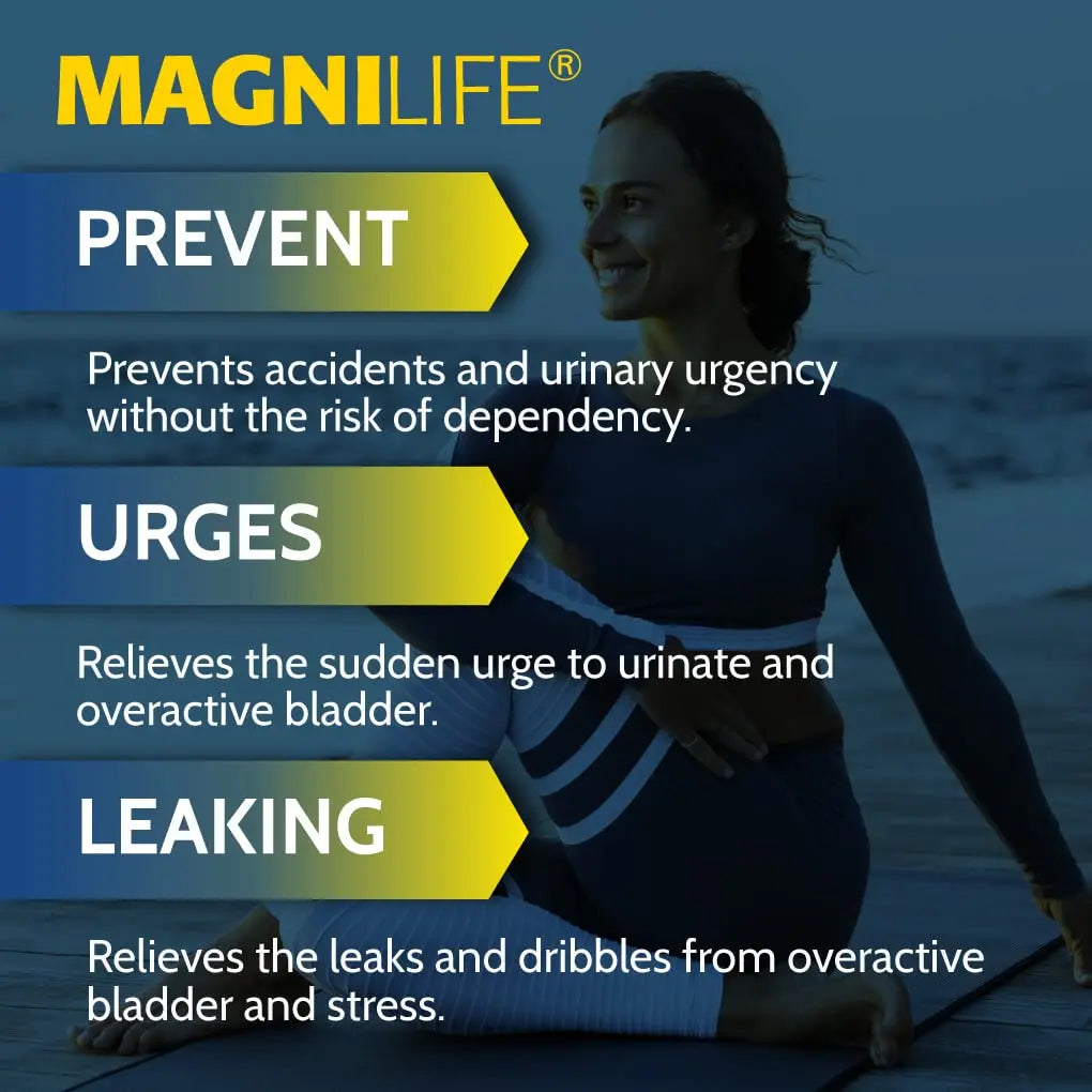 MagniLife Bladder Relief Tablets (125 Ct), Fast-Dissolving Homeopathic Support for Overactive Bladder, Leaks from Sneezing, Coughing or Movement, Daily Use Formula Safe for Men & Women MagniLifeAu supplements