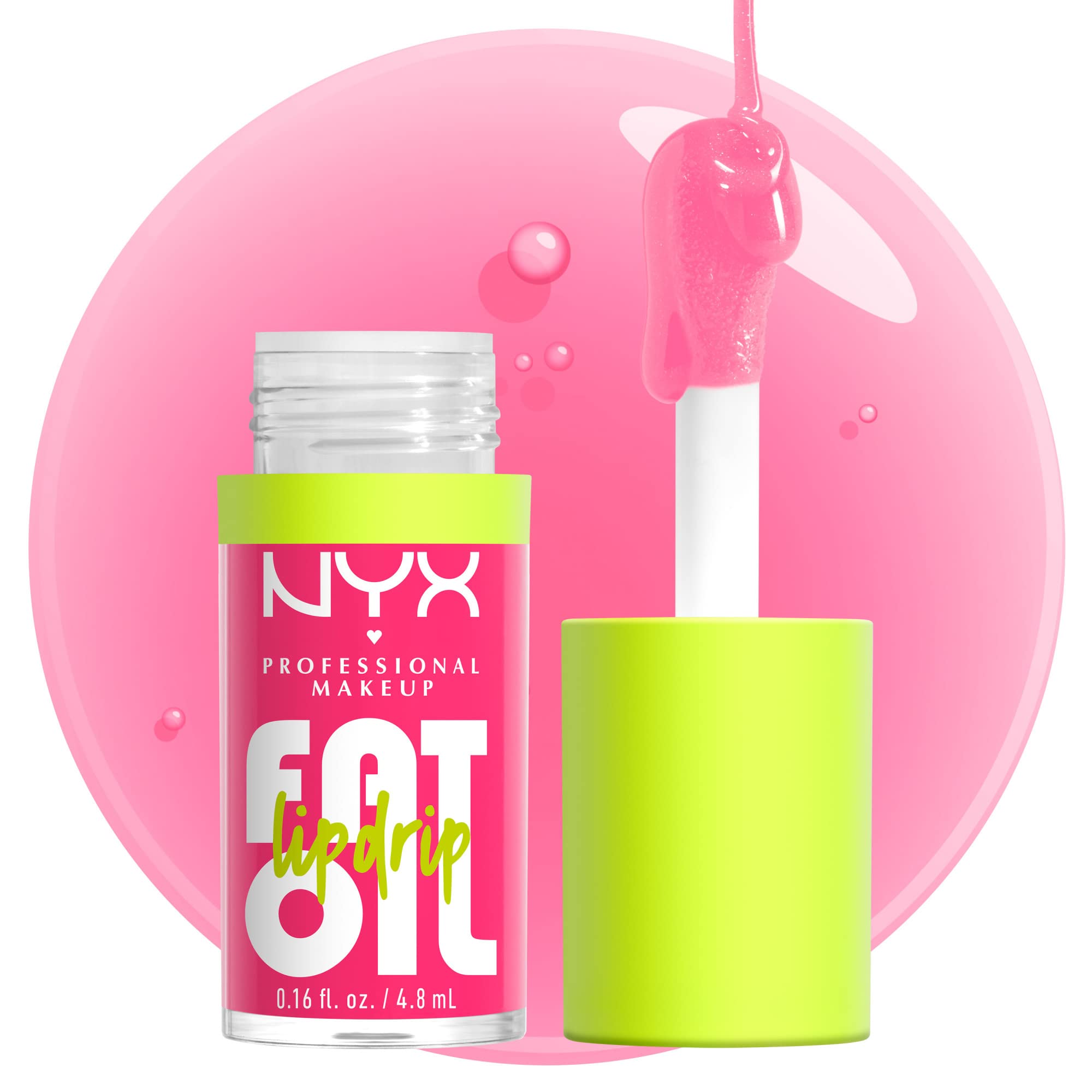 NYX PROFESSIONAL MAKEUP Fat Oil Lip Drip, Moisturizing Lip Oil Gloss, Vegan Tinted Formula, Up to 12 HR Hydration - Missed Call (Sheer Pink) NYX PROFESSIONAL MAKEUPAu supplements