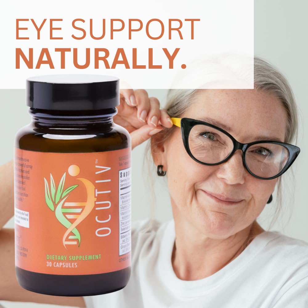 Youngevity Ocutiv™ - Eye Vitamin & Mineral Supplement - Contains Vitamin A, C, E, Zinc, Bilberry, Lutein, Lycopene, Zeaxanthin, Astaxanthin - 30 Capsules YoungevityAu supplements