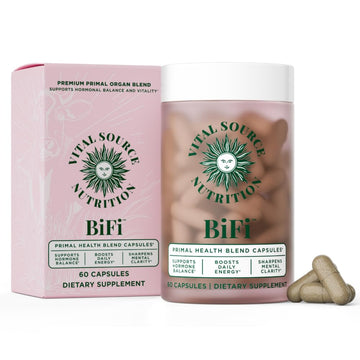 Vital Source Nutrition - BiFi Capsules - Premium Primal Organ Blend - Supports Hormone Health, Energy, Stamina & Clarity - Daily Vitality - Ancestral Supplements for Women - No Artificial Ingredients Vital Source NutritionAu supplements