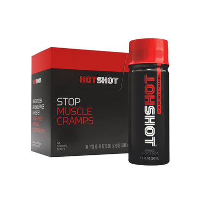 HOTSHOT Sports Shot Muscle Cramp Relief, All Natural Liquid Sports Drink, Scientifically HOTSHOTUS supplements