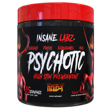 Insane Labz Psychotic, High Stimulant Pre Workout Powder, Extreme Lasting Energy Insane LabzAu supplements