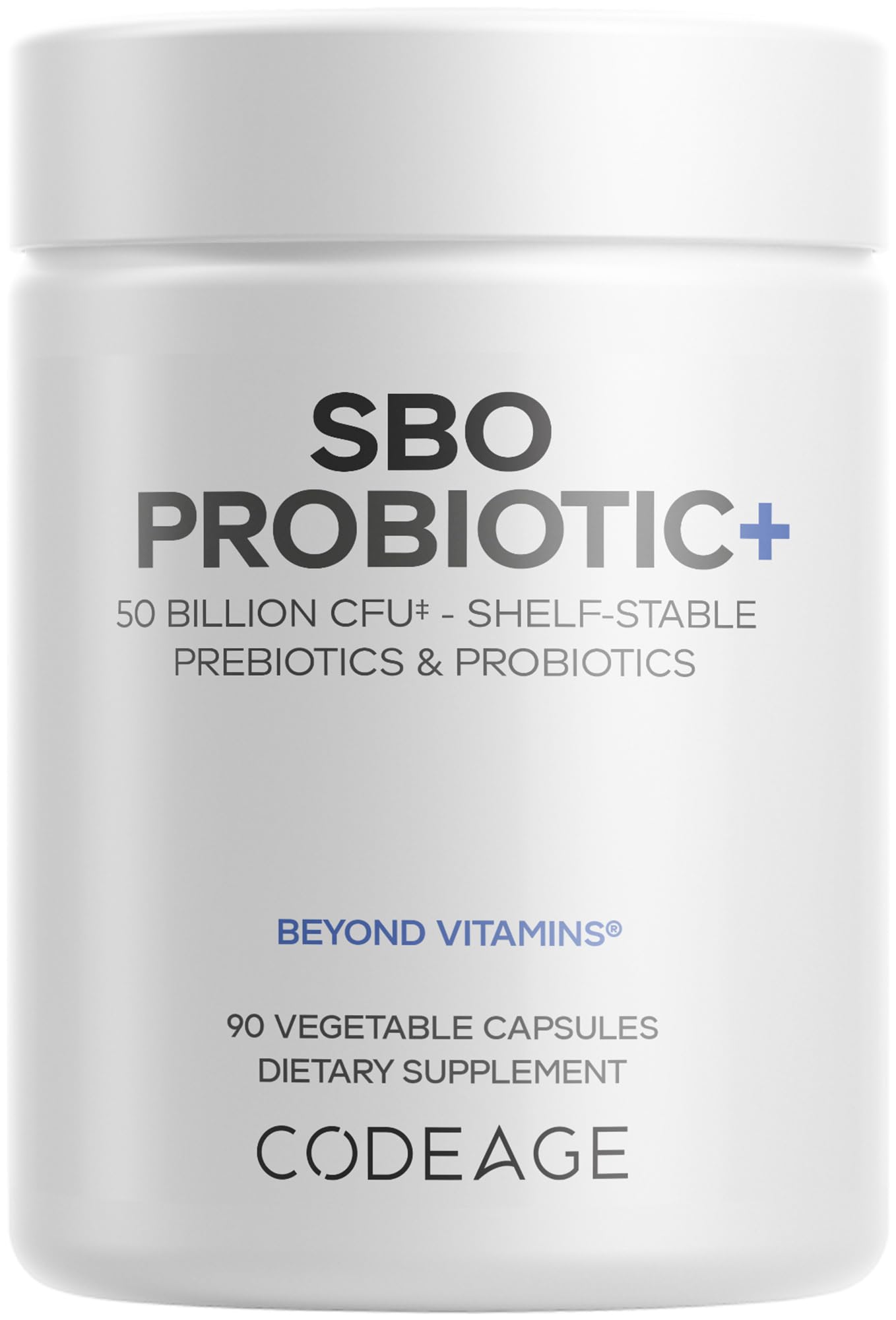 Codeage SBO Probiotics, 50 Billion CFUs Per Serving, Multi Strain Soil Based Organisms Blend and Organic Fermented Botanical Blend, Shelf-Stable, 90 Capsules CodeageAu supplements