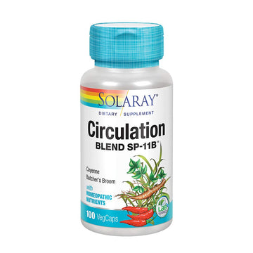 SOLARAY Circulation Blend SP-11B | Herbs & Cell Salt for Healthy Circulatory System Support | 50 Servings | 100 VegCaps SOLARAYAu supplements