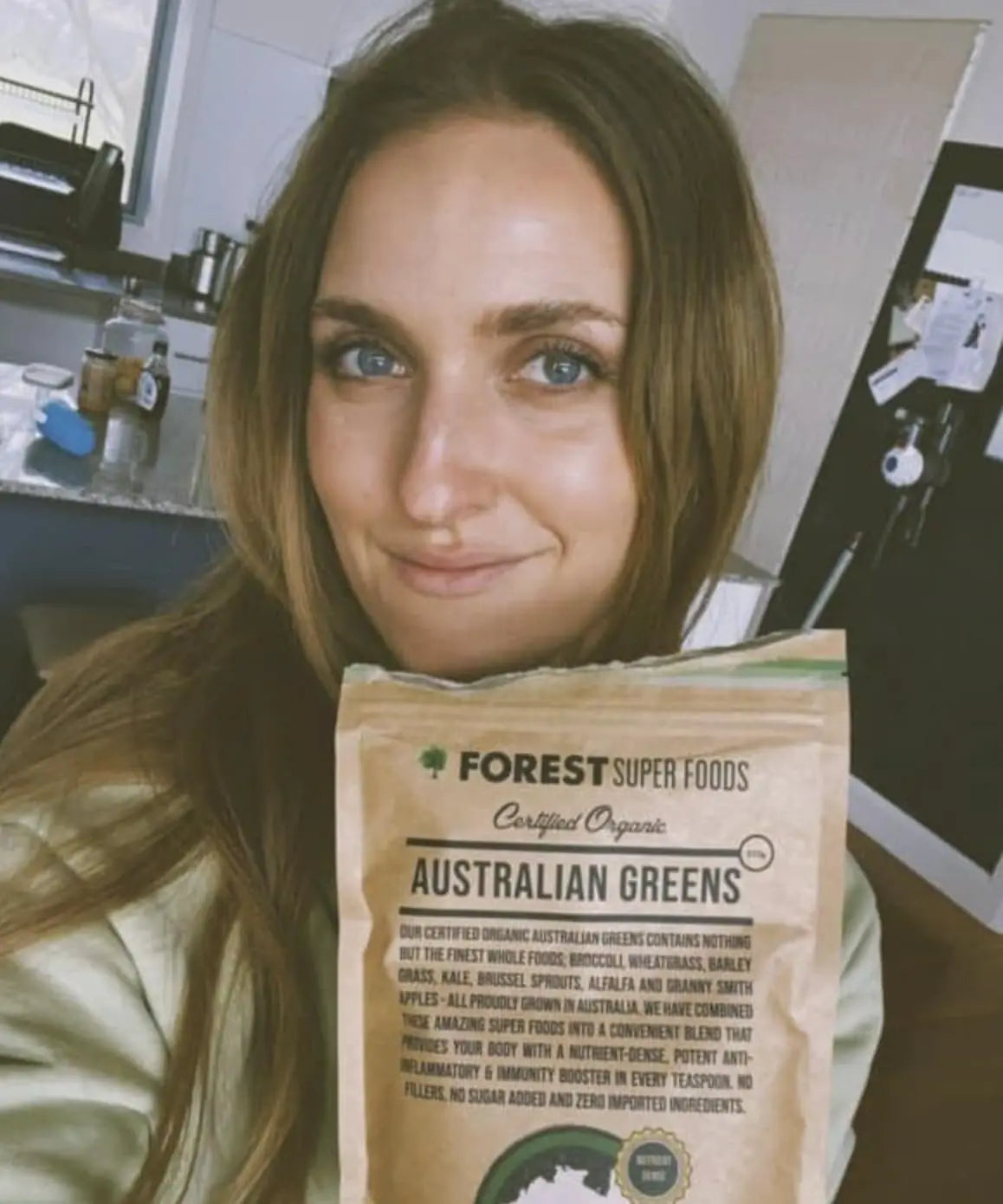 Certified Organic Australian Greens Whole Food Blend | 7 Incredible Whole Foods | No fillers or additives Forest Super Foodsnz supplements