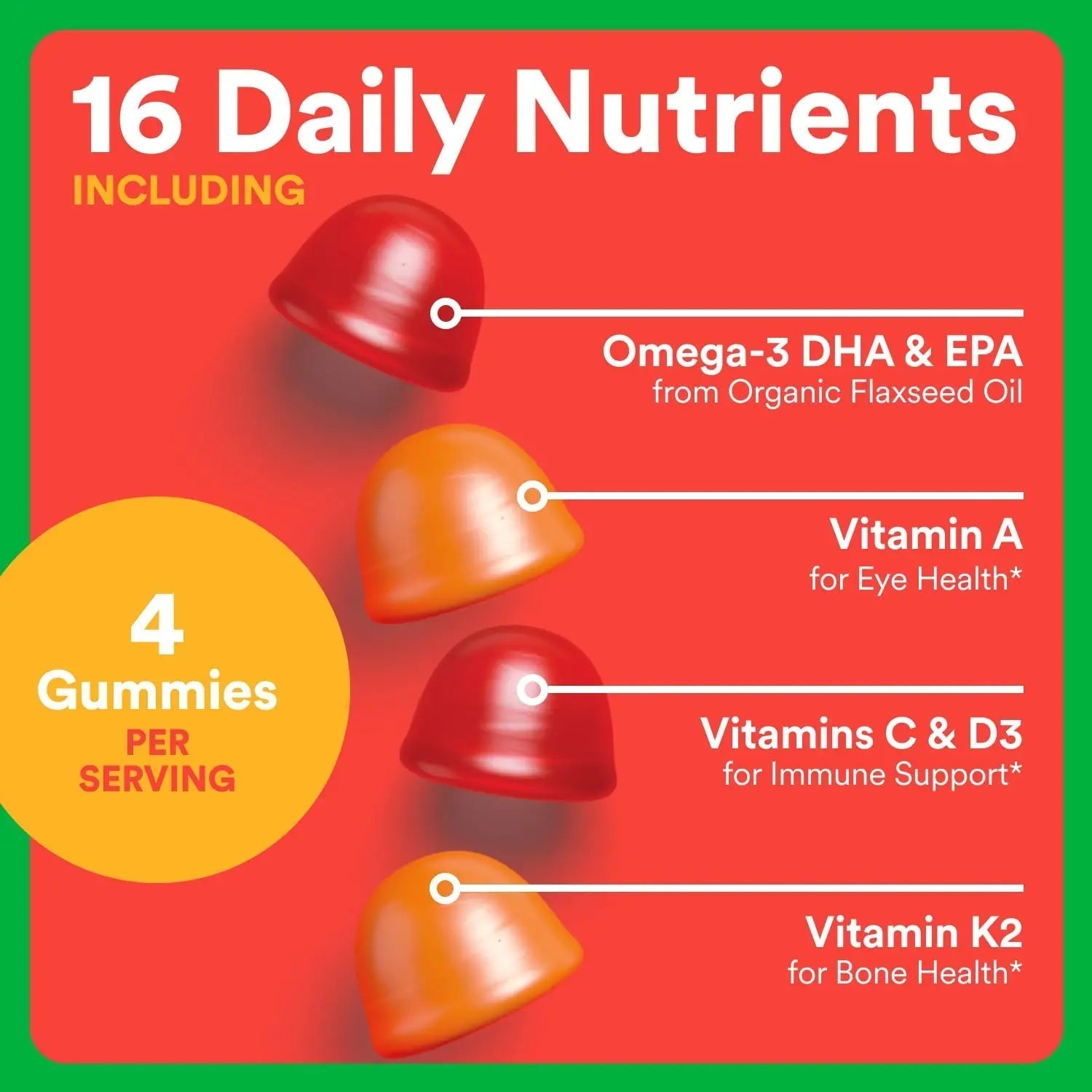 SmartyPants Organic Kids Multivitamin Gummies: Omega 3 (ALA), Vitamin D3, C, Vitamin B12, B6, A, K & Zinc for Immune Support, Biotin SmartyPantsAu supplements