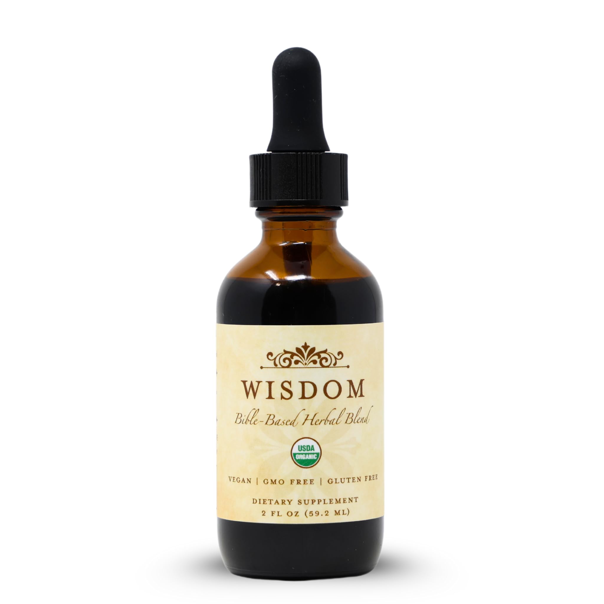 Organic Turmeric, Frankincense and Myrrh – Herbal Supplement Blend for Energy, Detox, Focus, Immunity & Stress – Non-GMO Vegan Tonic with Milk Thistle – Wisdom Bible Based Blend – 2oz Liquid Drops Wisdom NutritionAu supplements
