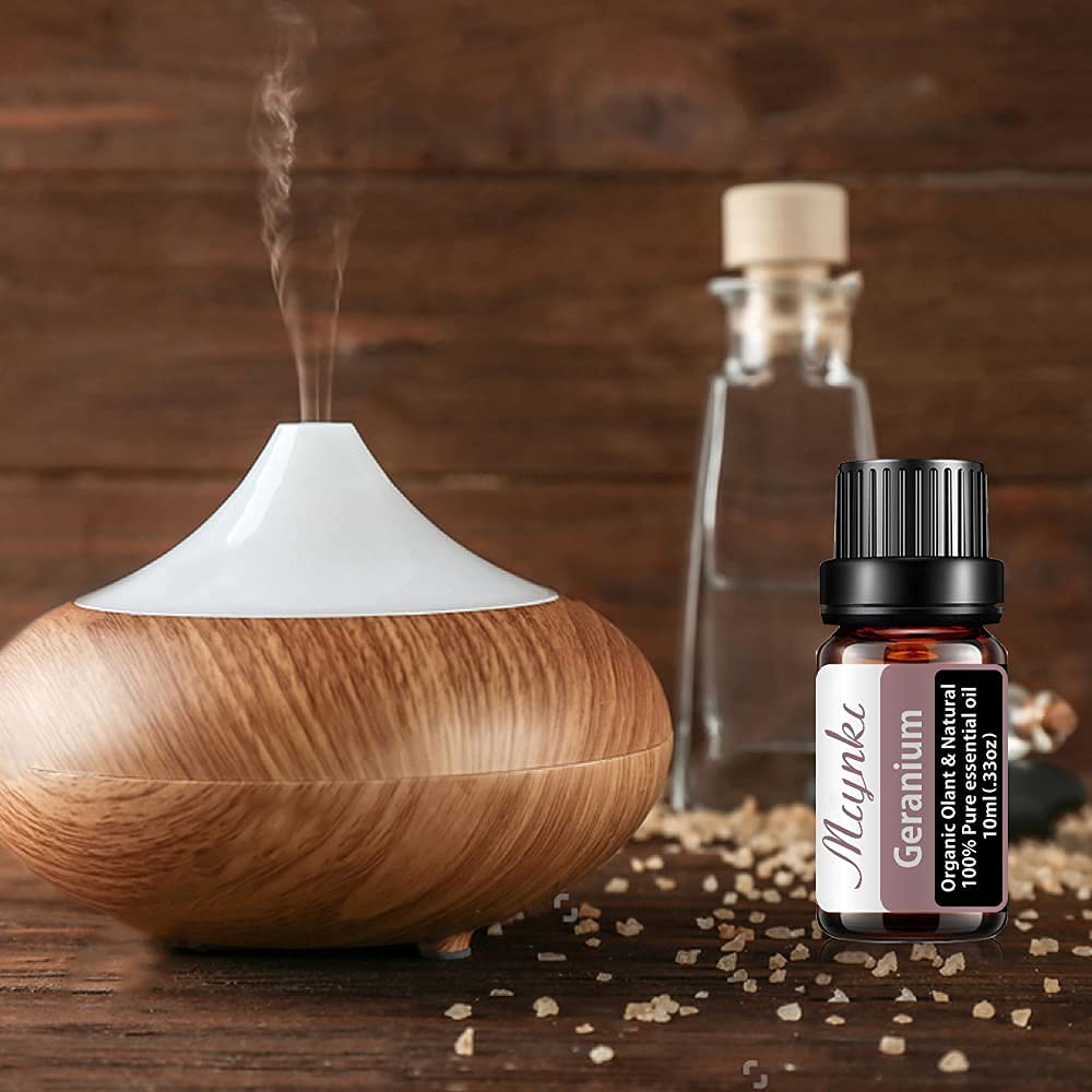 Geranium Essential Oil for Diffuser for Home Kids Women Candle Soap Making DIY -10ml MiyukiAu supplements