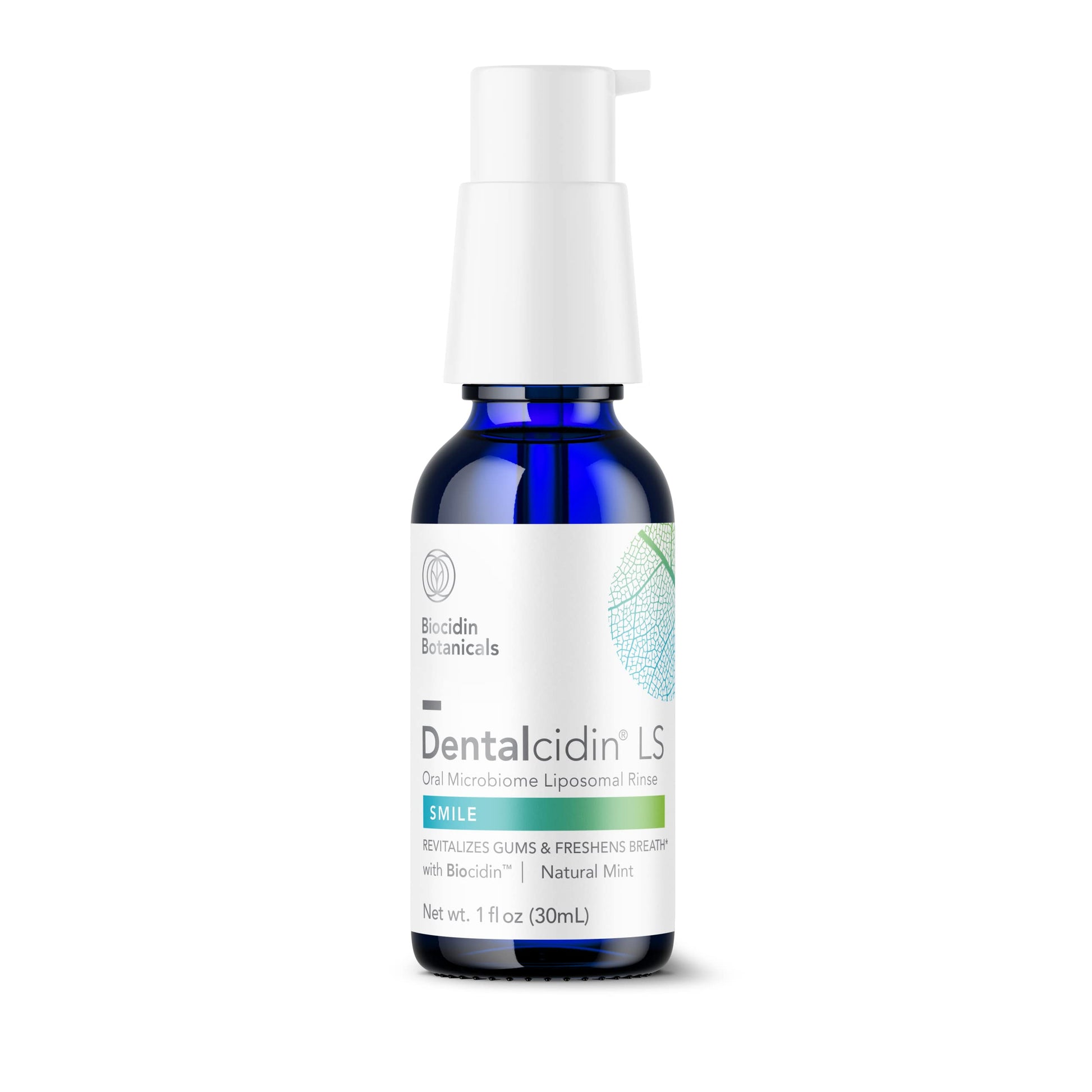 Biocidin Dentalcidin LS Liposomal Oral Rinse - Fluoride Free Mouthwash - Plant-Based, Professional Strength - Support Healthy Gums & Oral Microbiome - Freshen Breath (1oz) Bio-Botanical ResearchUS supplements