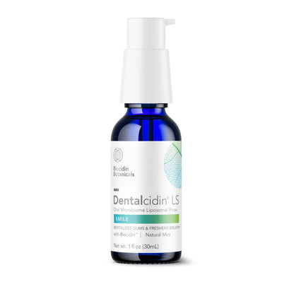 Biocidin Dentalcidin LS Liposomal Oral Rinse - Fluoride Free Mouthwash - Plant-Based, Professional Strength - Support Healthy Gums & Oral Microbiome - Freshen Breath (1oz) Bio-Botanical ResearchUS supplements