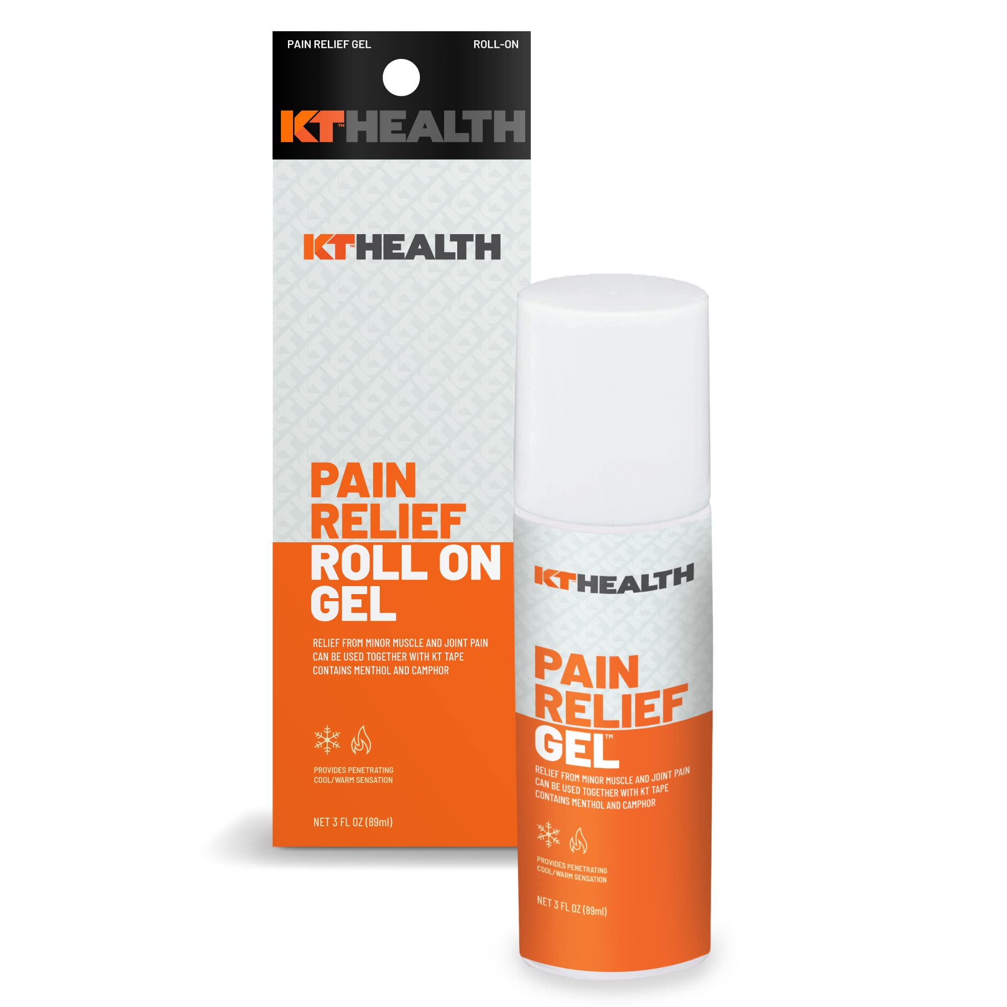 KT Tape Health, Pain Relief Gel, Time-Released Topical Relief from Back Pain, Sciatica and Arthritis, 3.0 oz Roll-On KT TapeAu supplements