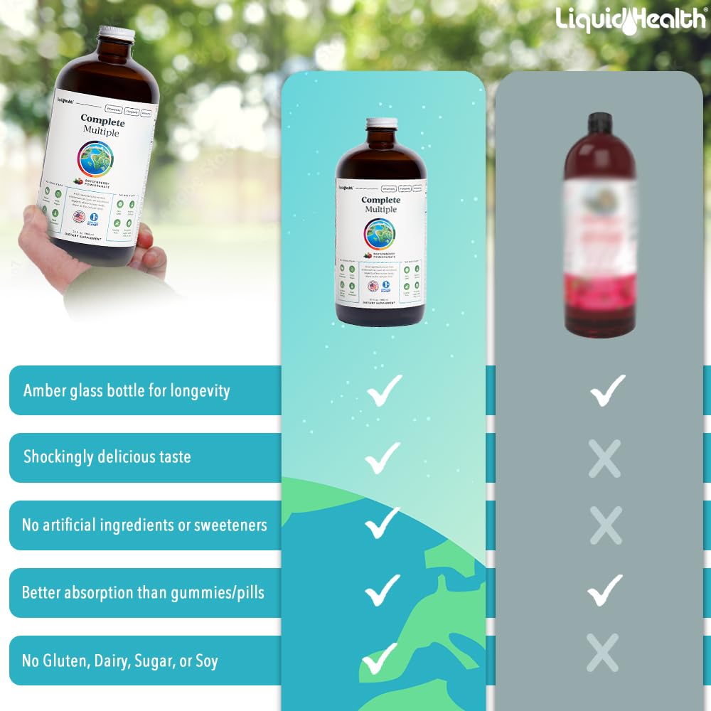 LIQUIDHEALTH 32 Oz Liquid Multivitamin for Adult Men & Women - Complete Multiple LIQUIDHEALTHAu supplements