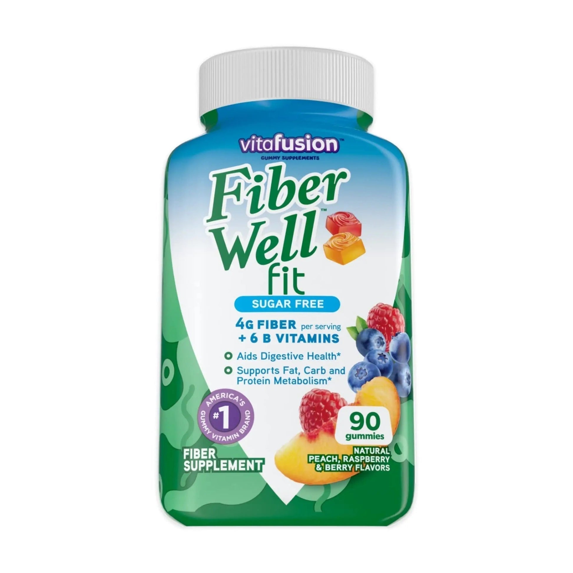 Vitafusion Fiber Well Fit Gummies, 90 Count and L’il Critters Gummy Vites Daily Gummy Multivitamin for Kids, 190 Gummies VitafusionAu supplements