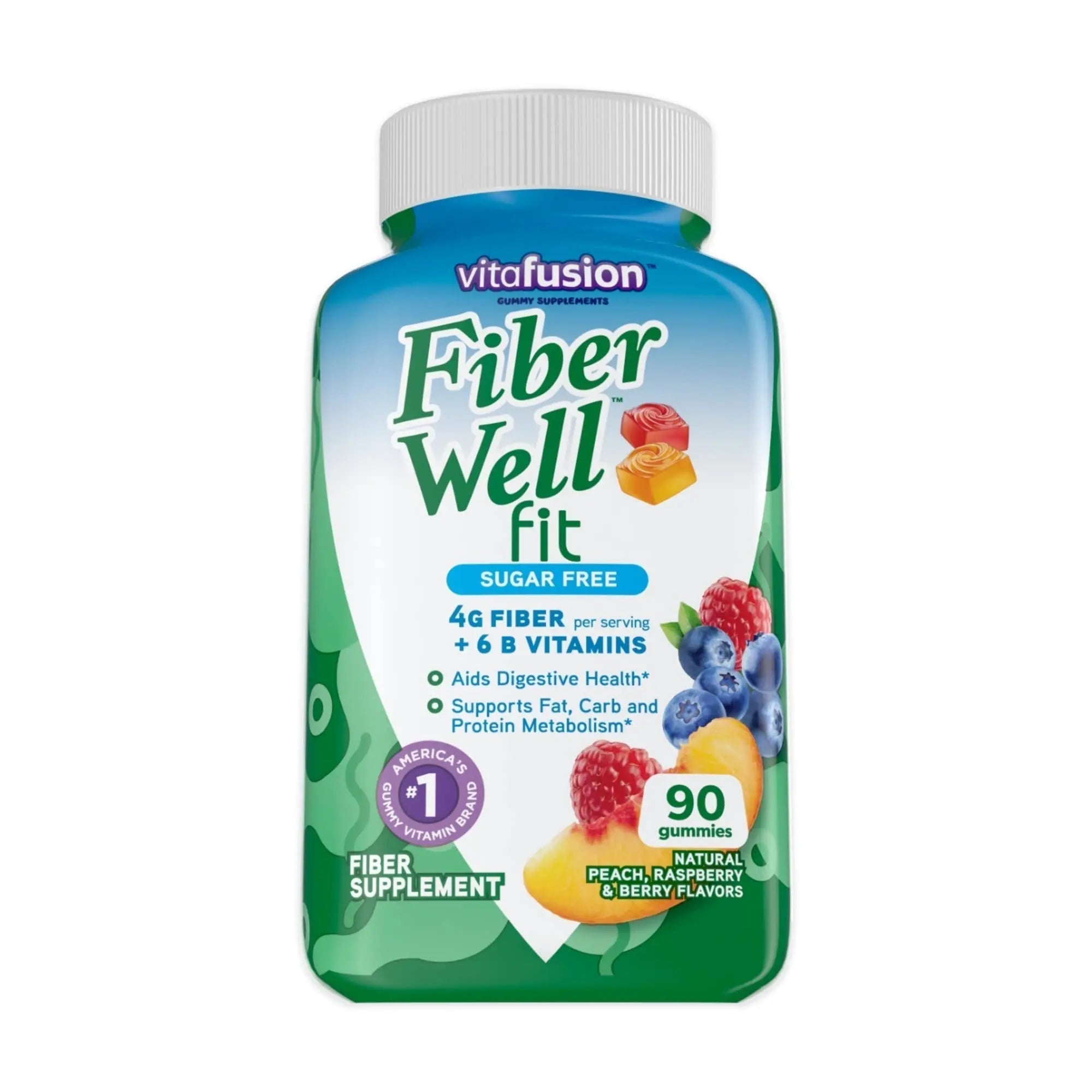 Vitafusion Fiber Well Fit Gummies, 90 Count and L’il Critters Gummy Vites Daily Gummy Multivitamin for Kids, 190 Gummies VitafusionAu supplements