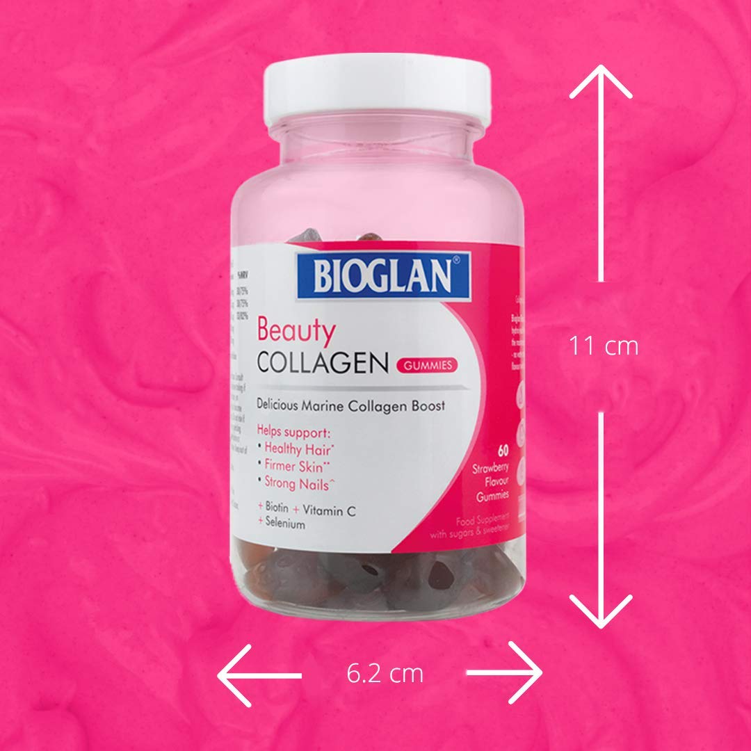 Bioglan Collagen Gummies | 1000mg | Hydrolysed Marine Collagen | Biotin BioglanUS supplements