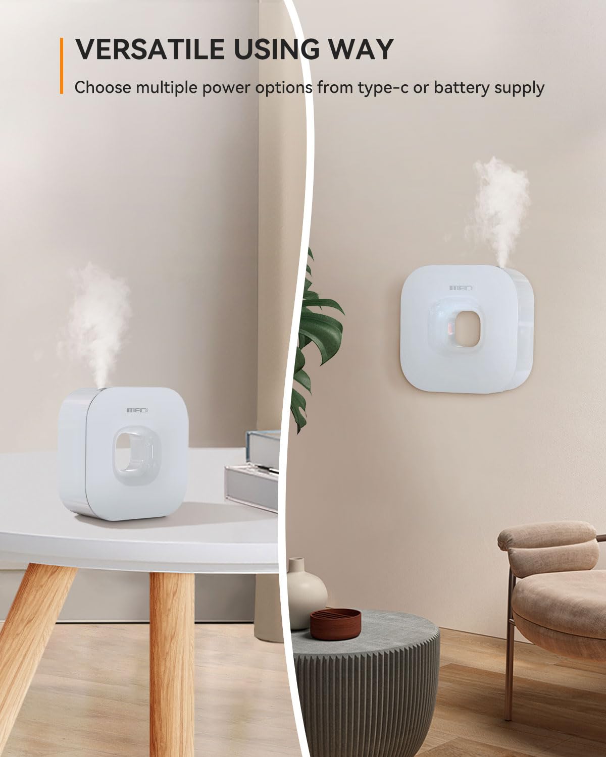 MEIDI Waterless Essential Oil Diffuser - Bluetooth Cordless Aromatherapy Diffuser with App Control MEIDIAu supplements