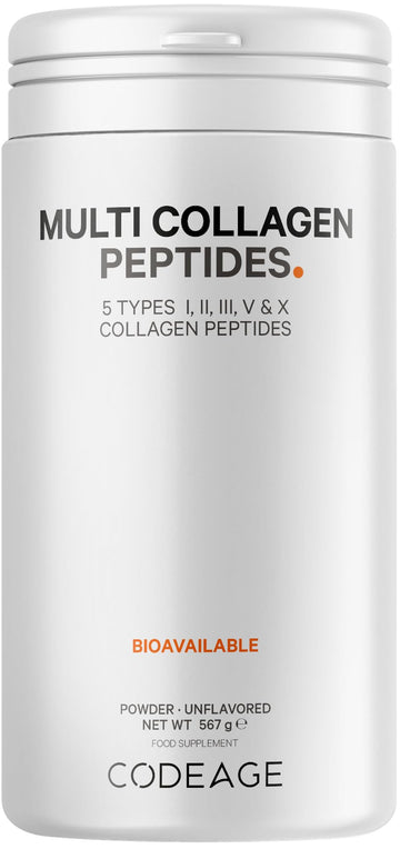 Codeage Multi Collagen Protein Powder Peptides, 2-Month Supply, Hydrolyzed, Type I, II, III, V, X Grass Fed CodeageAu supplements