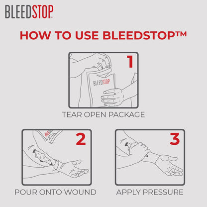 BleedStop™ First Aid Powder for Blood Clotting, Trauma Kit, Blood Thinner BleedStopUS supplements