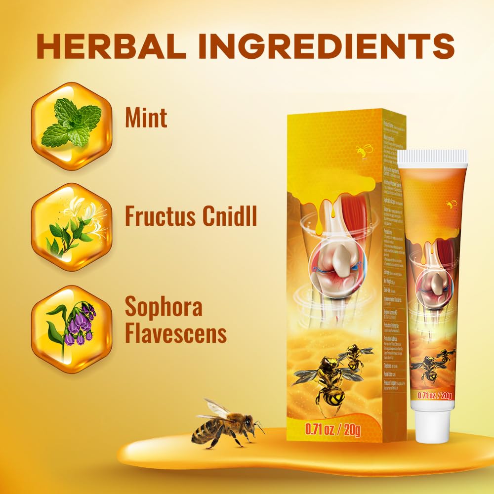 6 Pack Beevenom New Zealand Bee Venom Gel, Bee Venom Cream New Zealand Gel Joint Cream of Neck, Knee, Shoulder, Waist, Leg TW23 FEDRUGAO-1207-1 GYMZSJAu supplements