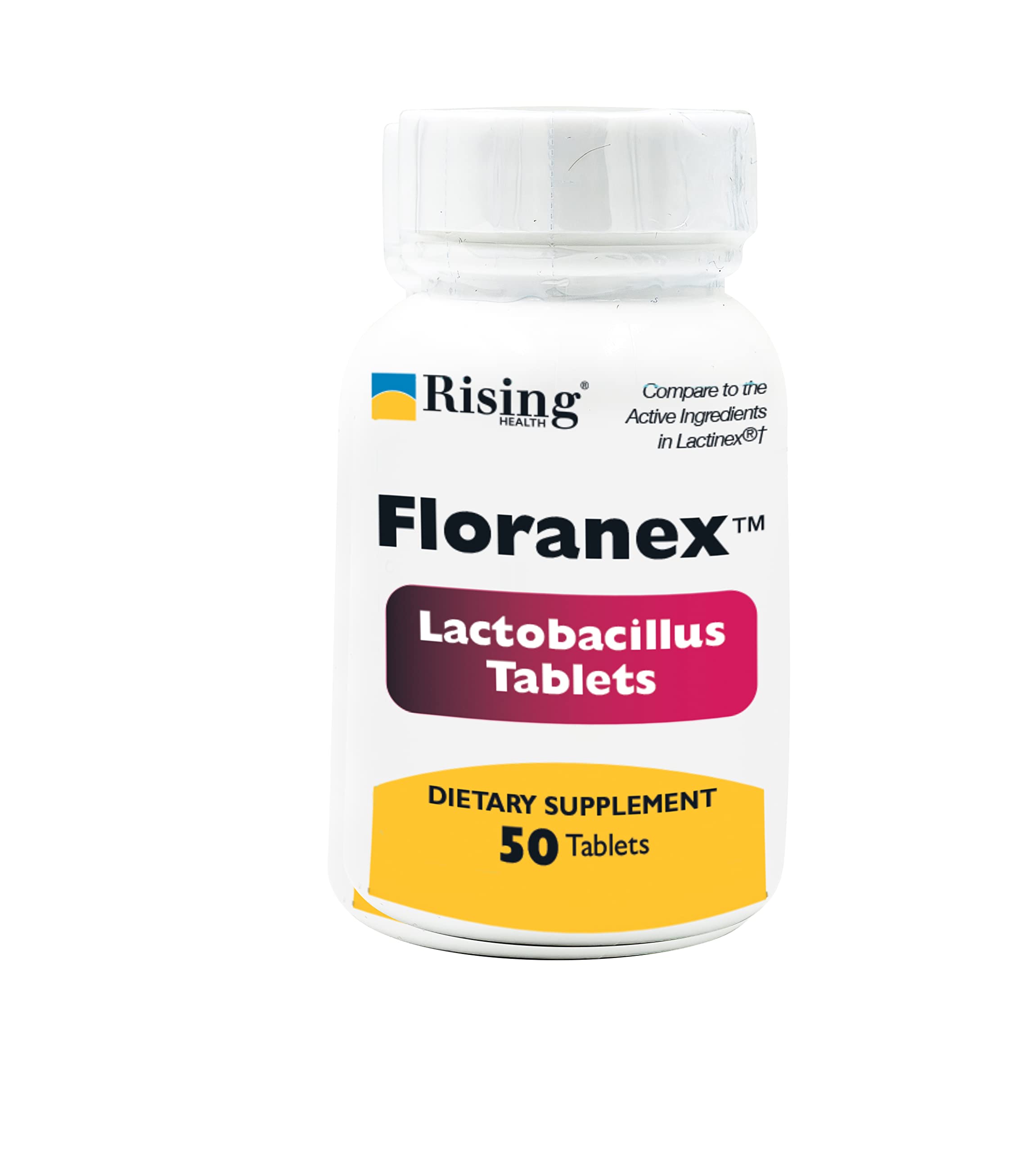 Rising Health - Floranex Tablets - Lactobacillus Probiotic Dietary Supplements - 50 Tablets RisingAu supplements