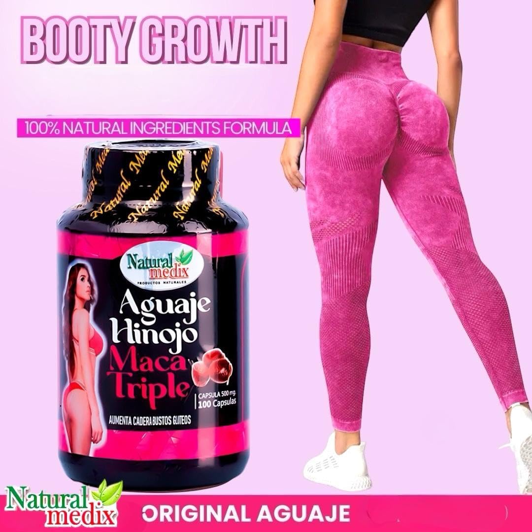 Natural medix Aguaje Hinojo Maca Triple (Maca Root Supplement) Premium 100 Capsules | Premium Botanical Blend for Feminine Balance & Confidence Natural medixAu supplements