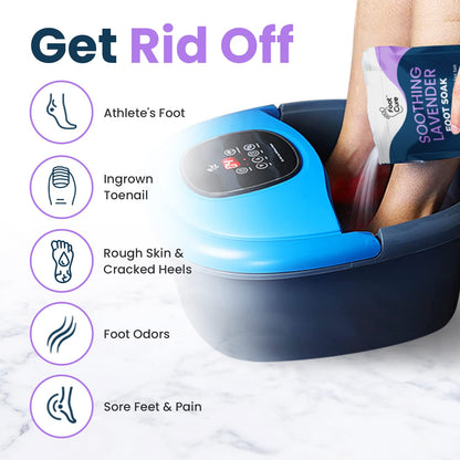 Soothing Lavender Foot Soak with Epsom Salt - Best Toenail Treatment, & Softens Calluses FOOT CUREUS supplements