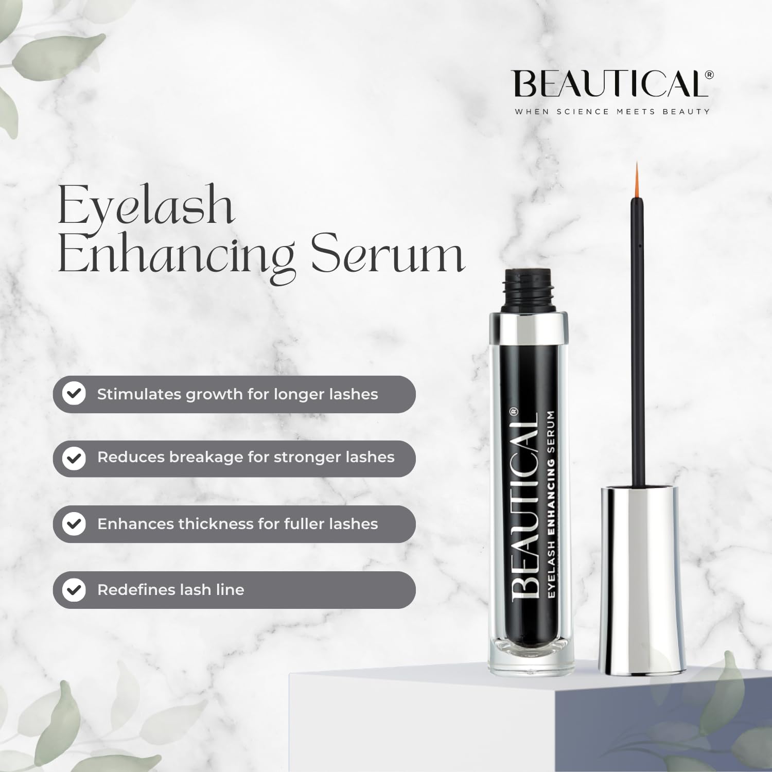 BEAUTICAL Eyelash Serum – Lash Enhancing & Conditioning Formula with Botanical Ingredients for the Appearance of Fuller, Shinier & Healthier-Looking Lashes – Nourishing Lash Care, 3ml BEAUTICALAu supplements