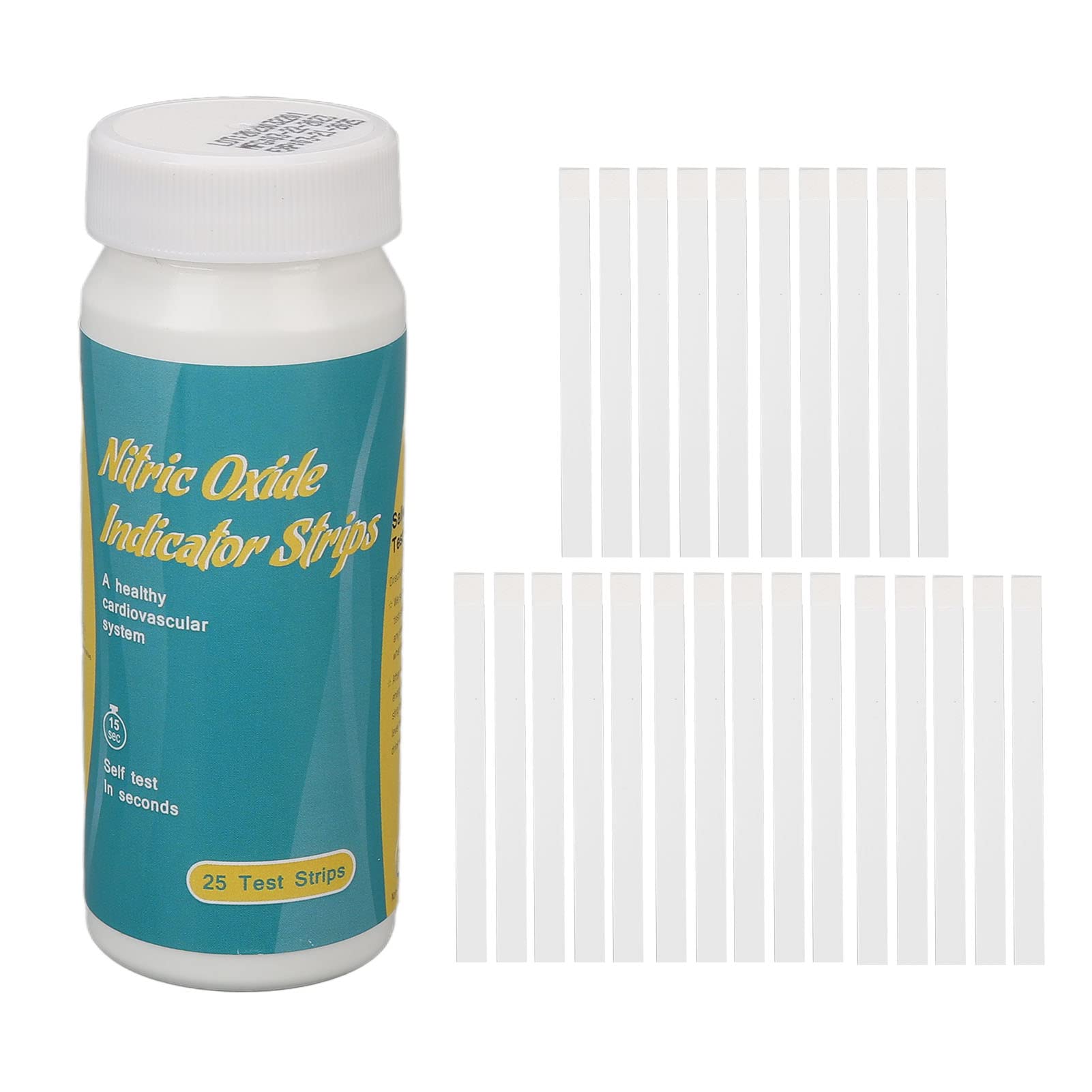 Body Nitric Oxide Test Strips, Fast Results Nitric Oxide Test Strips Highly Accurate 25 Strips DAUERHAFTAu supplements