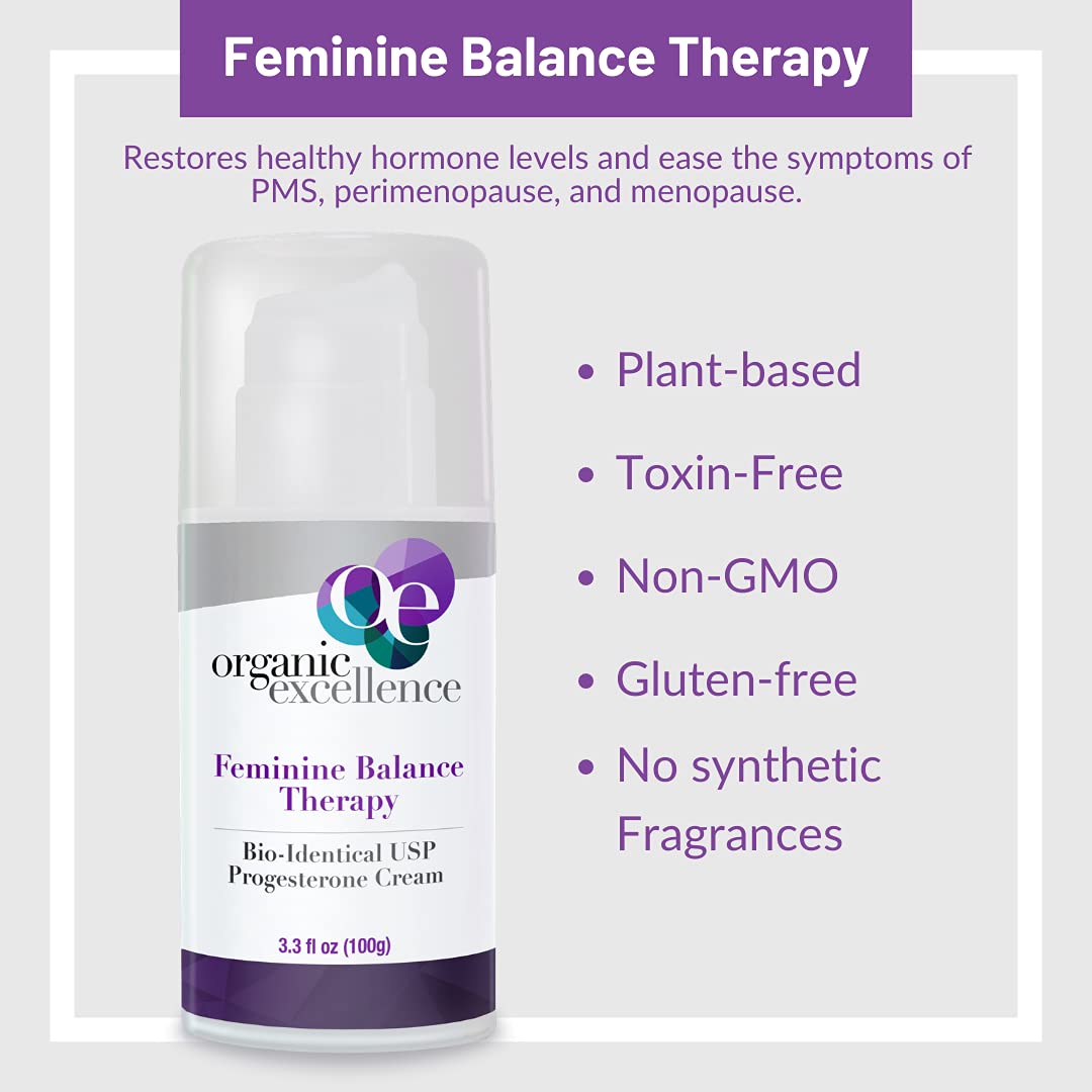 Organic Excellence Feminine Balance Wild Yam & Botanical Cream – Natural Women’s Cream for Everyday Balance – 3.3 fl oz Organic ExcellenceAu supplements
