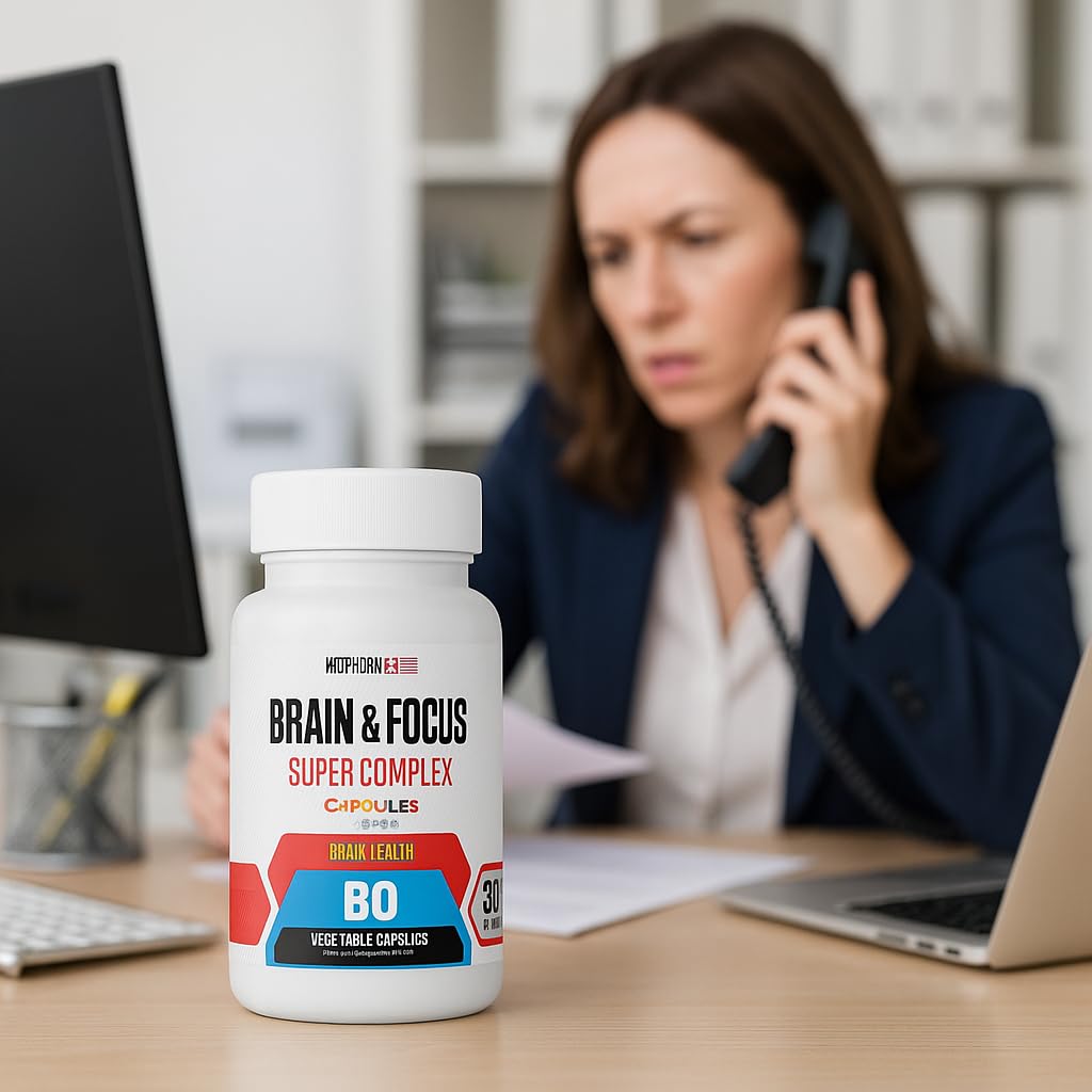 MetpharmUSA Brain & Focus Nootropic Super Complex Supplement for Brain Support and Performance, Improved Focus Memory and Mental Performance MetpharmUSAAu supplements