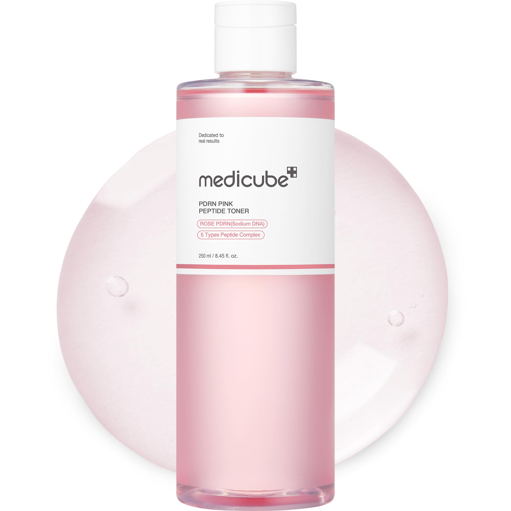 medicube PDRN Toner Rose PDRN Peptide Toner | Lightweight & Watery Type for Skin Boosting, Soothing and Calming, Uneven Skin Tone | with Rose, Peptide, Niacinamide | Korean Skincare, 8.45 fl.oz medicubeAu supplements