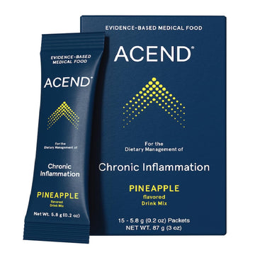 ACEND Advanced Inflammatory Support Powdered Drink Mix | Evidence-Based Polyphenols + Prebiotic Fiber + Probiotics | D3+K2, Minerals & Electrolytes | Non-GMO ACENDAu supplements