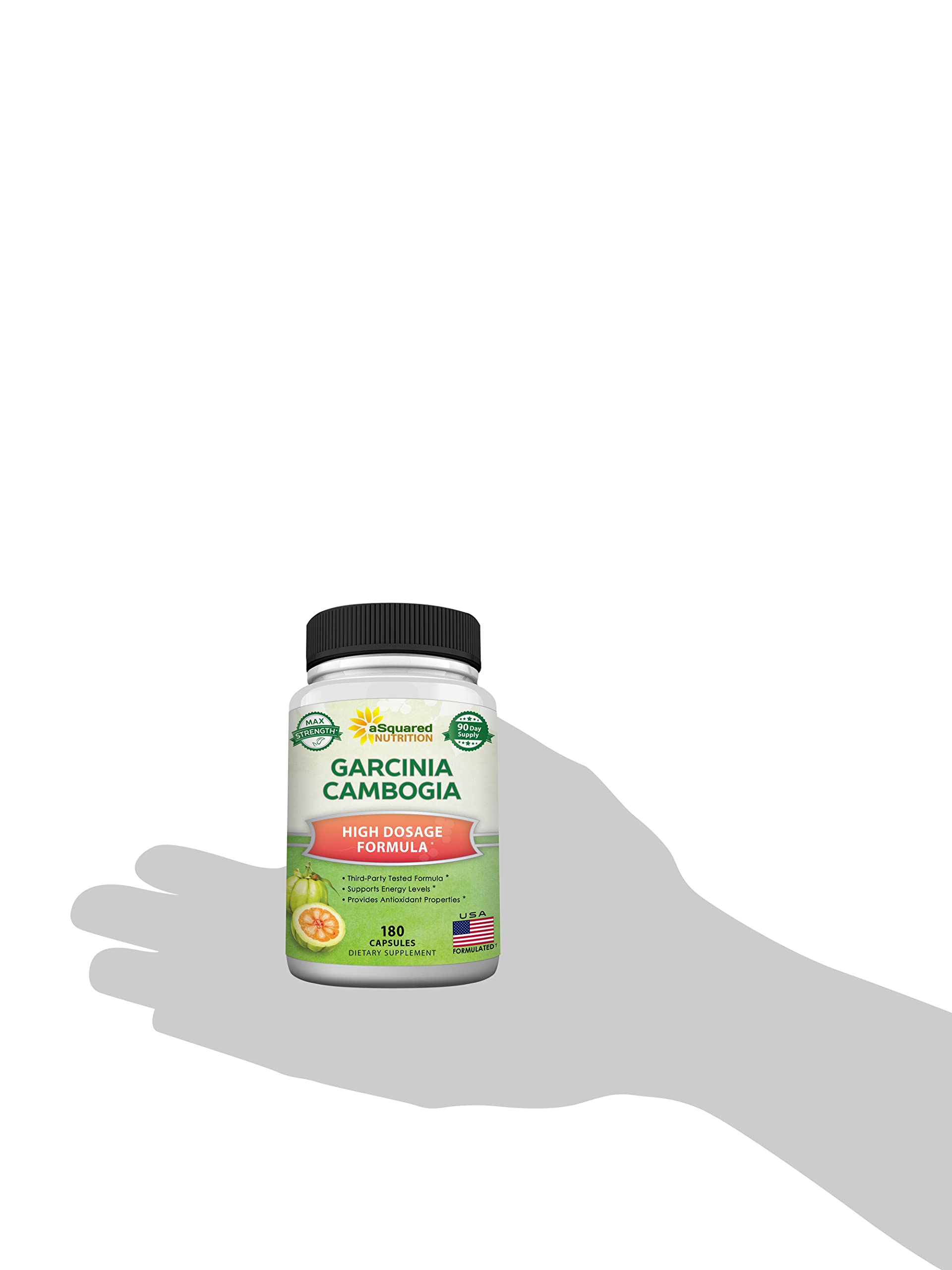 aSquared Nutrition Garcinia Cambogia 1600mg-180 Capsules-Natural Pure Extract Pills aSquared NutritionAu supplements