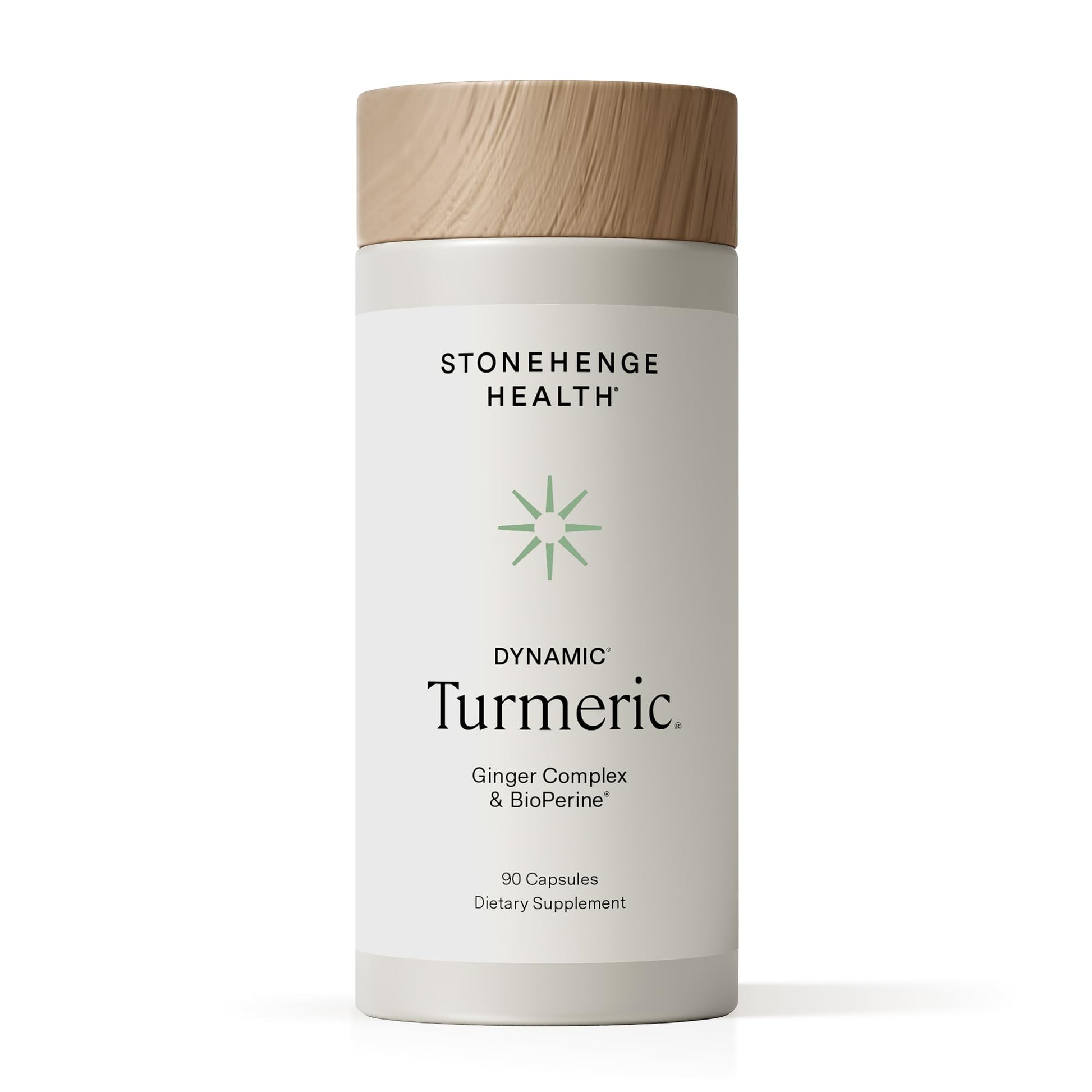 Stonehenge Health Dynamic Turmeric Curcumin with Ginger - High Potency - 1,650 mg Turmeric with 95% Curcuminoids & BioPerine, 90 Vegetarian Capsules Stonehenge HealthAu supplements