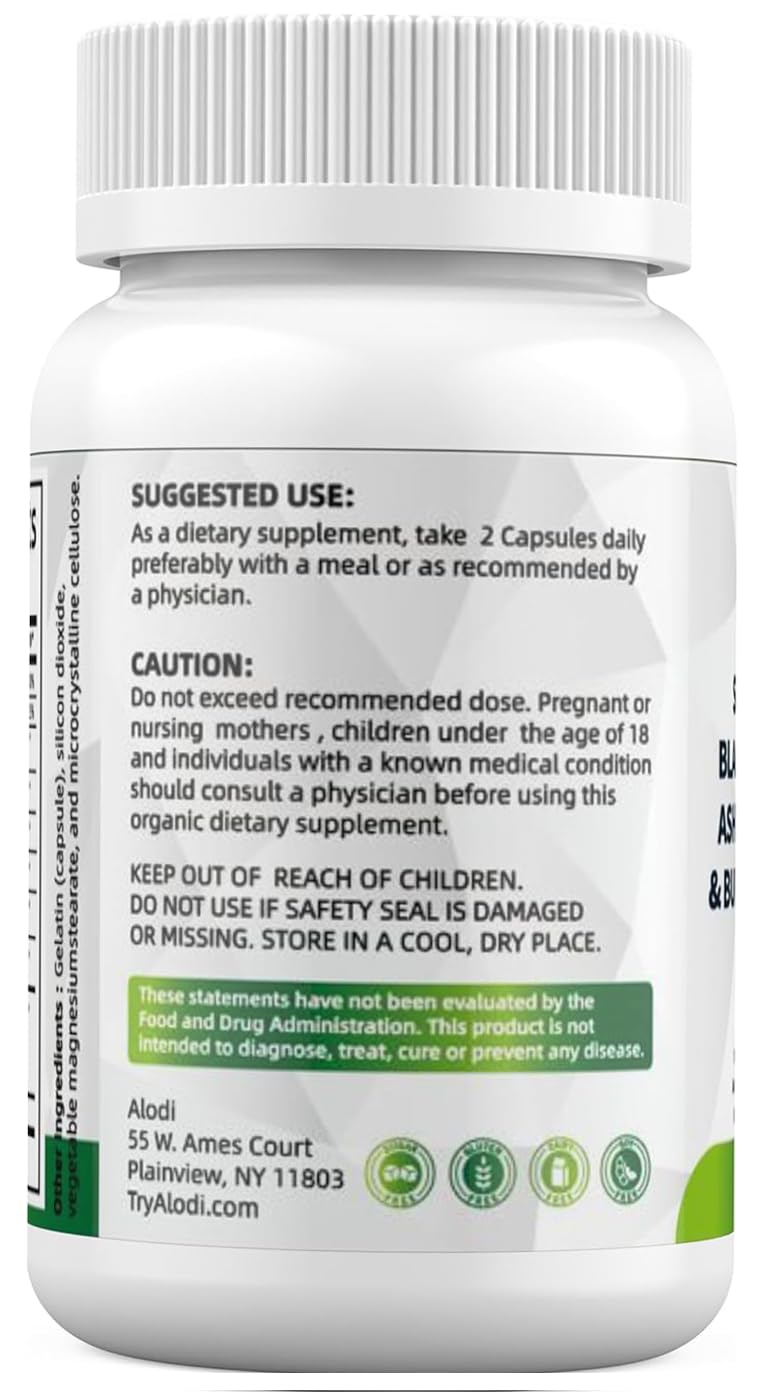 ALODI Super Seaweed Blend Supplement - Contains KSM-66 Ashwagandha, Black Seed Oil, Burdock Root, Kelp, Supports Digestion, Sleep, and Immune Health ALODIAu supplements