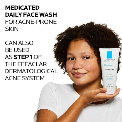 La Roche-Posay Effaclar Medicated Gel Facial Cleanser, Foaming Acne Face La Roche-PosayUS supplements