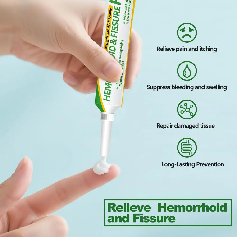 Lesdgo Hemorrhoidal Ointment(1 Pack),Hemorrhoid and Fissure Cream Witch Hazel Maximum Strength Pain Relief,for Itching and Swelling LesdgoAu supplements