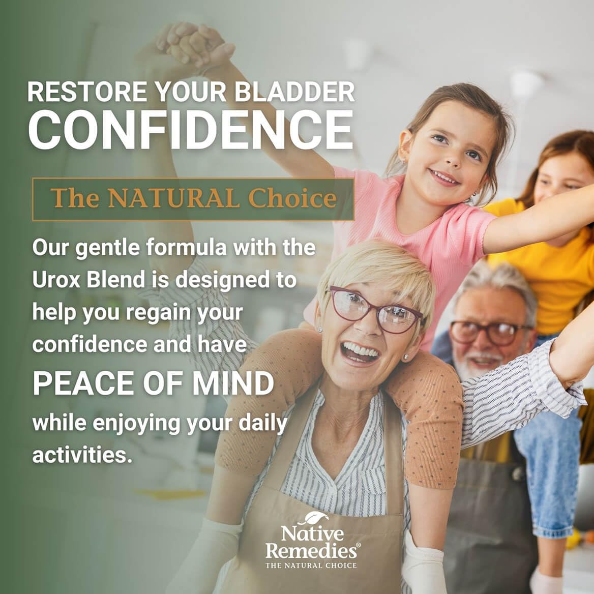 Native Remedies Bladder Control Supplements - Peace of Mind with Urox - Bladder Support for Women & Men, for Overactive Bladders Health - Reduce Nighttime Urination - Non-GMO Vegan Capsules (60 Count) Native RemediesAu supplements