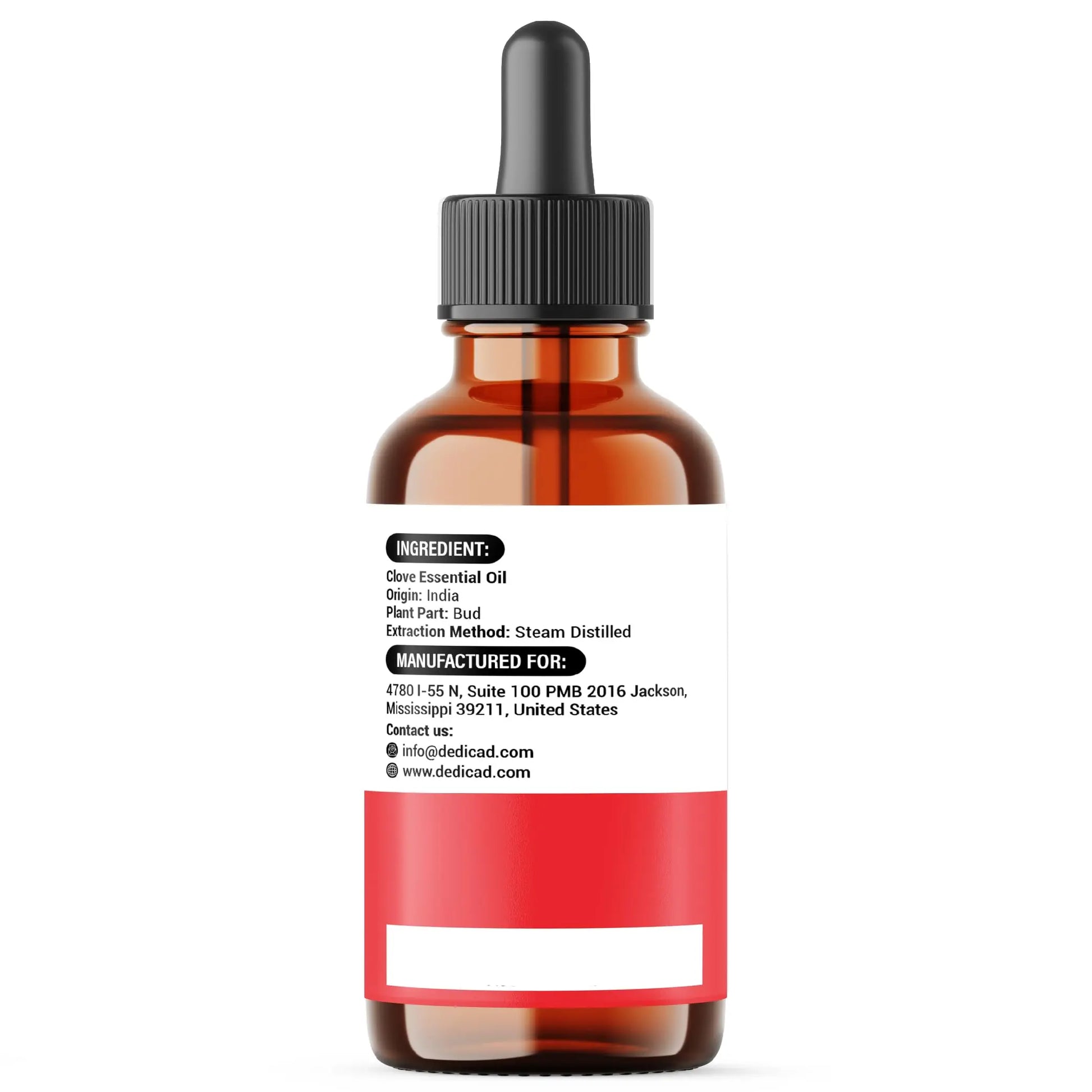 DEDICAD - 1 FL Oz - 30ml - Clove Essential Oil Supplement – for Toothache, Oral Care, Skin & Hair – Clove Oil Organic DEDICADnz supplements
