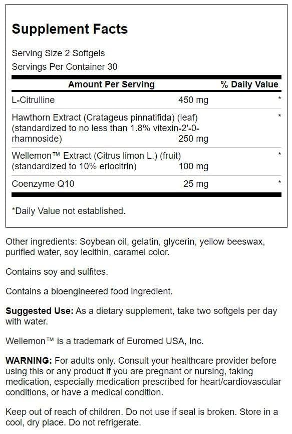 Swanson Healthy Blood Flow 60 SGELS SwansonAu supplements